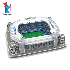 Rompecabezas <span class=keywords><strong>de</strong></span> juguete personalizado, regalo para amantes del fútbol, Kit <span class=keywords><strong>de</strong></span> modelo arquitectónico, rompecabezas <span class=keywords><strong>de</strong></span> espuma 3D para estadio - Product Image 6