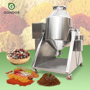 Granulador Seco de Laboratorio de 100 kg, Mezclador de Doble Cono para Hierbas, Mezclador de Polvo en Barril, Mezclador de Cacao y Leche - Product Image 1
