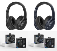 Headset Olahraga VJ099 ANC OEM ODM Model Pribadi Headphone Logam Daya Tahan Baterai Super Lama Peredam Kebisingan untuk Ponsel