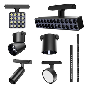 Projecteur magnétique LED DC48V, éclairage sur <span class=keywords><strong>rail</strong></span> magnétique LED DC24V ultra-plat 2 fils, système d'éclairage sur <span class=keywords><strong>rail</strong></span> magnétique <span class=keywords><strong>noir</strong></span> - Product Image 2