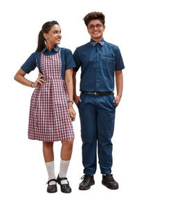 Venta caliente al por mayor de algodón de la mejor calidad uniforme de escuela secundaria a precio barato con diseño de logotipo personalizado Collage uniforme hecho en La India - Product Image 2