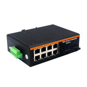 Endüstriyel Gigabit Ethernet <span class=keywords><strong>Switch</strong></span> 2 Fiber 8 RJ45 SC Tek Modlu Çift Fiber 20km Web Kontrollü <span class=keywords><strong>Switch</strong></span> - Product Image 2