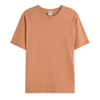 Kaos polos katun 100% murni 190 gram, kualitas tinggi, custom, pakaian kasual pria, warna solid