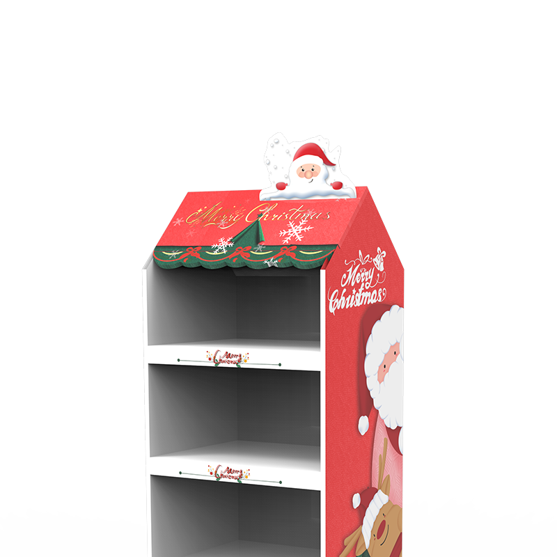 Apache Light-Duty Customizable Double-Sided PVC Display Rack for Christmas Food and Snacks Layer Board for Supermarkets — view 2