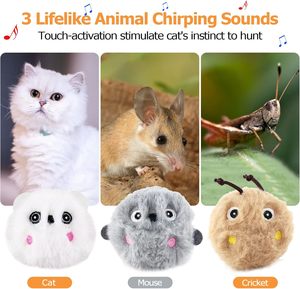 In the Trend BSCI Certified Cute Design Multi-Color <b>Plush</b> Ball Catnip <b>Cat</b> Toy in Stock - Product Image 2