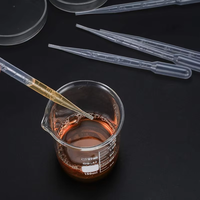 Pipettes Pasteur de transfert de laboratoire jetables en plastique de 0,2/0,5/1/2/3/5/10 ml – Compte-gouttes en polyéthylène