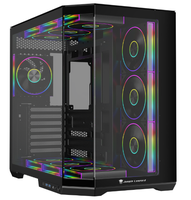 Jungle Leopard AS-01 Full Tower ATX Case SPCC/ABS Reinforced Glass 420mm Extra Long GPU Support Magnetic Dust Screen Fan Metal