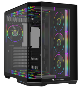 Jungle Leopard AS-01 ATX <b>Computer</b> <b>Case</b> SPCC/ABS Reinforced Glass 420mm Extra Long GPU Support Magnetic Dust Screen Side Window - Product Image 2