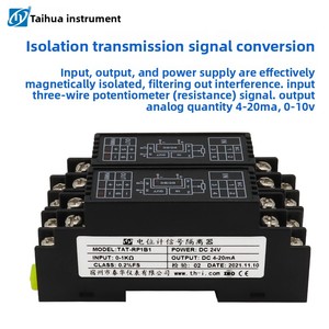 Độ chính xác cao 4-20mA 0-10V <span class=keywords><strong>Analog</strong></span> chuyển đổi tự động hóa công nghiệp tín hiệu isolator Transmitter - Product Image 3