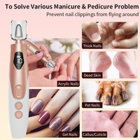 Nieuwe Mini Draadloze Pen Nagelboormachine Oplaadstation Elektrische Nagelboormachine Draadloos met Reistas 10 Vervangende Nagelbits