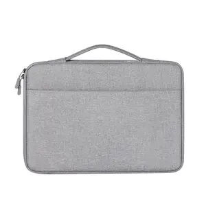 Bolsa de mão em tecido oxford, bolsa feminina elegante para laptop 15 e 6