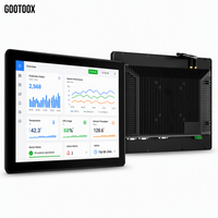 PC industriel tout-en-un à écran tactile, ordinateur embarqué sans ventilateur en stock pour les systèmes d'automatisation industrielle