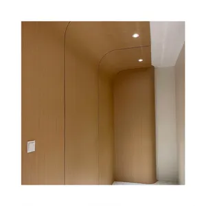 एकाधिक शैलियाँ बांस कार्बन फाइबर दीवार पैनल धातु फिल्म सजावटी बांस चारकोल लकड़ी लिबास