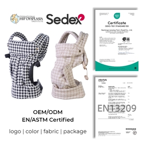 Porte-bébé entièrement personnalisable et réglable, 8-35 lbs, porte-bébé hybride, du nouveau-né au bambin, avec sangles réglables et confort d'un porte-bébé enveloppant - Product Image 5