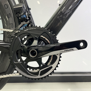 Vélo de route en fibre de carbone 8,8 kg, groupe électronique sans fil 24 vitesses WheelTop, roues en carbone 60 mm, cadre aérodynamique entièrement en carbone pour unisexe - Product Image 3