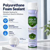 XIAO M JIANG Mastic polyuréthane écologique résistant à l'humidité A41 750ml pour l'installation de portes et fenêtres en alliage d'aluminium