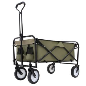 Carrito de carro plegable DB con sistema de flejado para compras, playa, camping, uso general - Product Image 1