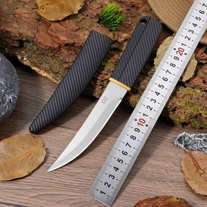 D2 Steel Knife 11.2 Cm Blade With Sheath Outdoor Camping Fruit Peeler Multi Function Tool - Product Image 1