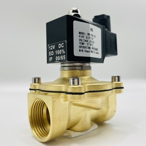 Válvula <span class=keywords><strong>Solenoide</strong></span> <span class=keywords><strong>de</strong></span> Latón Normalmente Cerrada <span class=keywords><strong>de</strong></span> 12V 24V 220V, <span class=keywords><strong>de</strong></span> 2 Vías y 1/2 Pulgada, para Agua y <span class=keywords><strong>Gas</strong></span> - Product Image 2