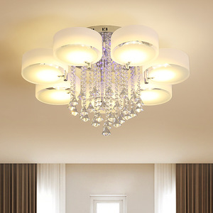 Luz de techo de cristal LED regulable <span class=keywords><strong>RC</strong></span> para dormitorio/comedor/sala de estar Hotel apartamento Villa pasillo entrada balcón - Product Image 6