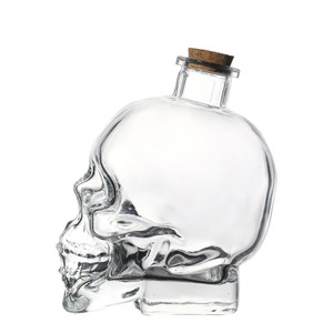 Fairly Odd Novelties Glass <strong>Skull</strong> Decanter - Fill It Up W/ Wine, Beer or Liquor, 125ml, Clear - Product Image 3