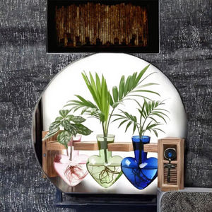 <span class=keywords><strong>Vaso</strong></span> <span class=keywords><strong>in</strong></span> vetro a forma <span class=keywords><strong>di</strong></span> cuore <span class=keywords><strong>rosa</strong></span> con supporto <span class=keywords><strong>in</strong></span> legno per stazione <span class=keywords><strong>di</strong></span> propagazione Desktop con esposizione <span class=keywords><strong>di</strong></span> piante <span class=keywords><strong>in</strong></span> stile Art Deco - Product Image 3