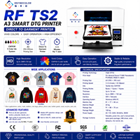 Impresora DTG Inteligente Refinecolor, Máquina de Impresión de Camisetas y Sudaderas, Impresora Directa a Prenda de Escritorio, Impresora de Ropa A3, Fácil de Usar