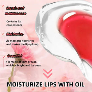 Bálsamo labial transfronterizo con logotipo personalizado, aceite labial de doble Color único, sabor a fruta, aceite brillante vegano Libre de crueldad para labios - Product Image 5