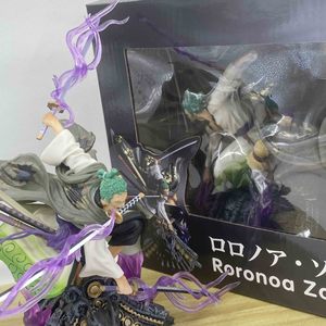 Figuras de Anime en Caja al por Mayor de Roronoa <span class=keywords><strong>Zoro</strong></span> de One Piece, Estilo de Tres Espadas con Kimono, del País de <span class=keywords><strong>Wano</strong></span> - Product Image 6