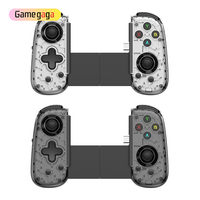 Game gaga D6 Mini Pengontrol Game Transparan Elastis Tanpa Latensi Pemicu Cepat Gamepad Mobile untuk Smartphone Android