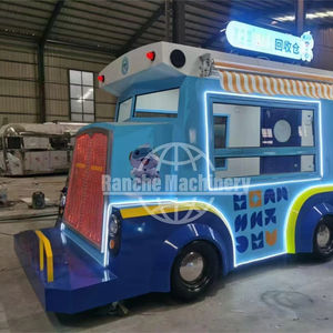 Camion de restauration mobile électrique Citroën noir à vendre - Camion de hot-dogs et de glaces en acier inoxydable de 5,5 m de longueur - Product Image 5