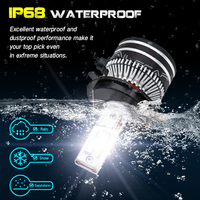 Bombilla LED para Faros Delanteros CX20 H4, 12V 24V Universal, 55W 4800LM 6500K H4 9004 9007 9008, Alta Luminosidad, Mejora de Iluminación Automotriz