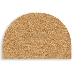 Outdoor Semi Circle Half Moon Round Coir Rug