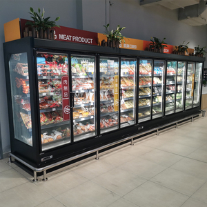 Refrigerador de Supermercado con Puerta de Vidrio, 2/3/4/6 Puertas, Enfriamiento por Aire, Refrigerador para Vinos, Control Digital de Temperatura, Descongelación Automática - Product Image 3