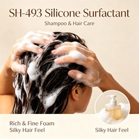 SH-493 Surfactant Polysiloxane Modifié au Polyéther, Agent Humectant et Stabilisateur de Mousse pour Cosmétiques