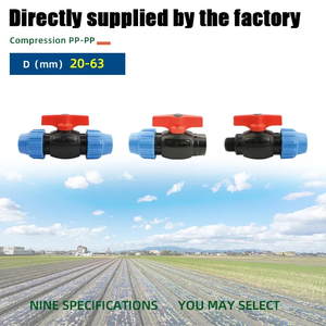 Nuevo Tipo de sistema de riego agrícola, accesorio de compresión, controlador de válvula de riego de, válvula de bola de plástico - Product Image 2
