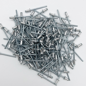 Remaches de impacto de extremo abierto DIN7337 con cabeza abombada zincada, remaches ciegos de aluminio y acero 3.2/4.0/4.8 para <span class=keywords><strong>remachadora</strong></span> - Product Image 6
