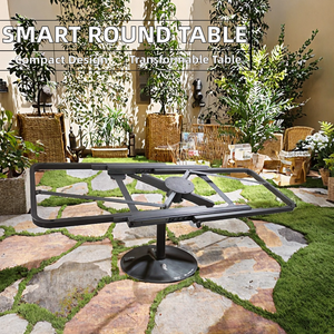 Modern Design Smart Convertible Extendable Dining <b>Table</b> With Rotate Stretch Mechanism <b>Space</b>-<b>Saving</b> Big 008852 - Product Image 2