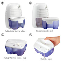 Offre Spéciale Portable Mini Déshumidificateur 10W ÉLECTRIQUE Calme Air Sèche-USB Compatible Air Déshumidificateur Pour la maison Salle De Bains ETD250