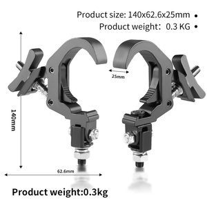 ตะขอเกี่ยวไฟเวที AICPOSE แบบพับได้ รับน้ำหนักได้ 200 กก. สำหรับโครงถักไฟเวที - Product Image 6
