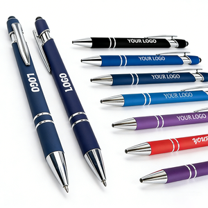 قلم حبر جاف معدني من الألومنيوم مطبوع عليه شعار مخصص، هدية ترويجية للأعمال بسعر الجملة الرخيص - Product Image 1