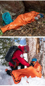 Cắm Trại Ngoài Trời xách tay không thấm nước Mylar Túi ngủ nhiệt cho người lớn 4 mùa Cứu Hộ Khẩn cấp và Kit Viện trợ đầu tiên - Product Image 3