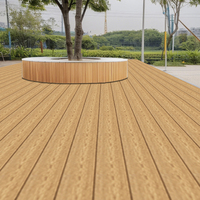 Planches de terrasse en composite bois-plastique (WPC) creuses 3D imperméables, co-extrusion, pour usage extérieur
