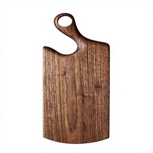 Planche à découper au design solide avec poignée, compatible lave-vaisselle, écologique, faite à la main, bloc de découpe de viande antidérapant, facile à nettoyer - Product Image 1