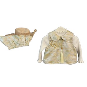 Misty Rain In Jincheng Children's Traditional Chinese Vest Brocade New Year Dress Girls Thickening With Label - Product Image 5