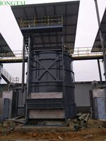 Réservoir de stockage de boue de fermenteur anaérobie de BIOGAS Longtai pour le fumier de porc/déchets animaux avec moteur comme composant de base