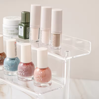 Présentoir personnalisé en acrylique pour cosmétiques, conteneur de stockage pour produits de première nécessité