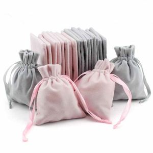 Wholesale Customized Logo Soft Flannel <b>Gift</b> <b>Bags</b> Velvet Drawstring Jewelry Pouch Jewelry Packaging <b>Bag</b> - Product Image 1