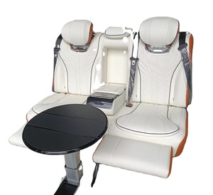 Banco de asiento de coche mejorado para furgoneta de lujo para Vito <span class=keywords><strong>Sprinter</strong></span> Hiace VW <span class=keywords><strong>Ford</strong></span> <span class=keywords><strong>Transit</strong></span> reclinable a cama sofá asiento de banco - Product Image 1
