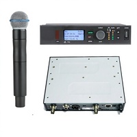 Système de microphone sans fil numérique H51 534-598MHz ULXD24/Beta58 avec récepteur ULXD4 et ensemble de micros portables ULXD2 Beta58, cardioïde, XLR, métal